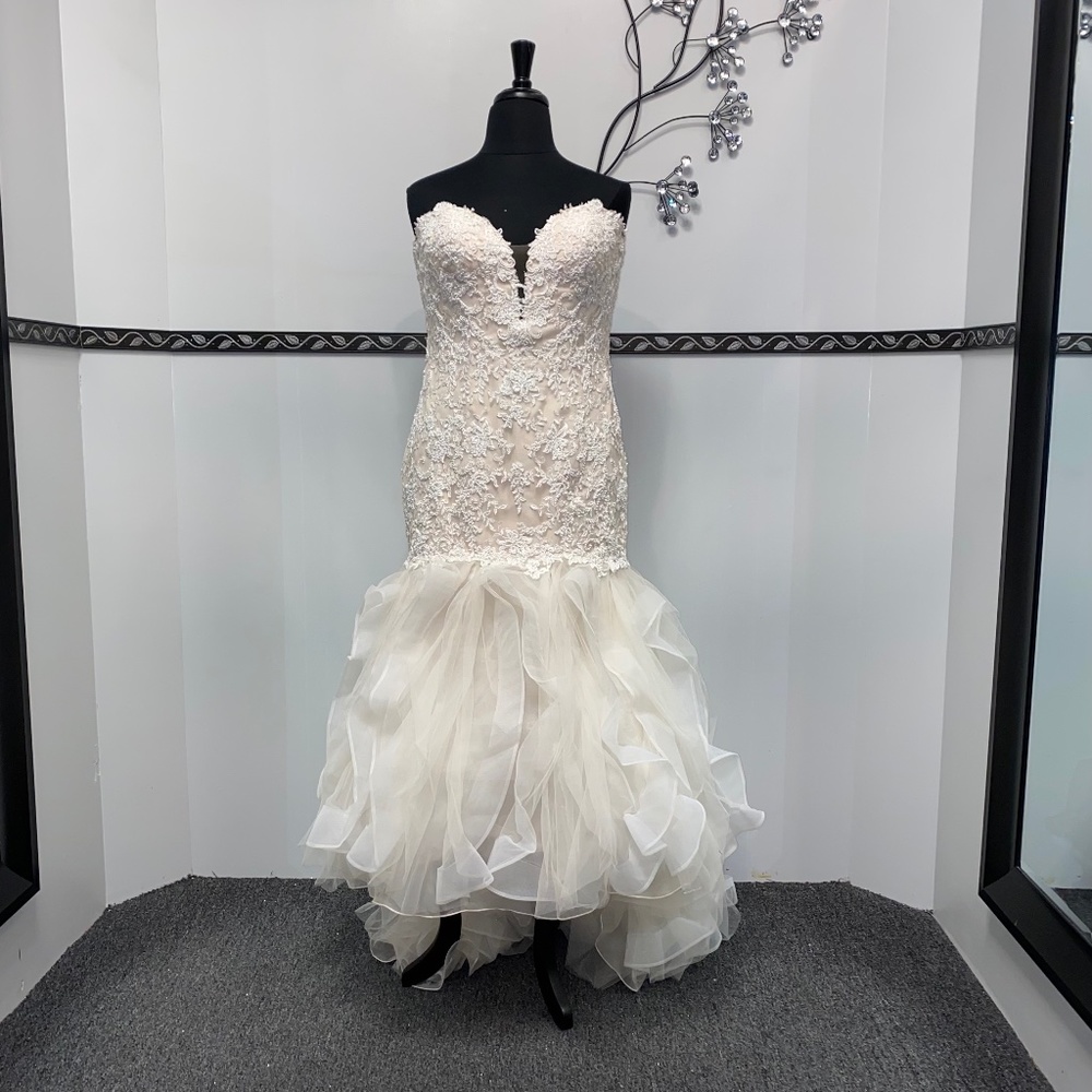 Ivory High Low Bridal Gown